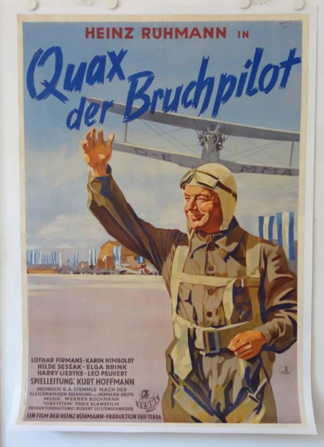 Quax der Bruchpilot original release german movie poster